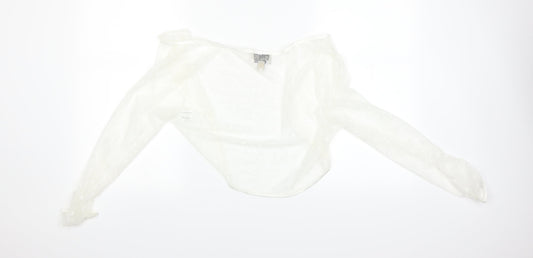 Lindy Bop Womens Beige   Cardigan Jumper Size 16  - stars