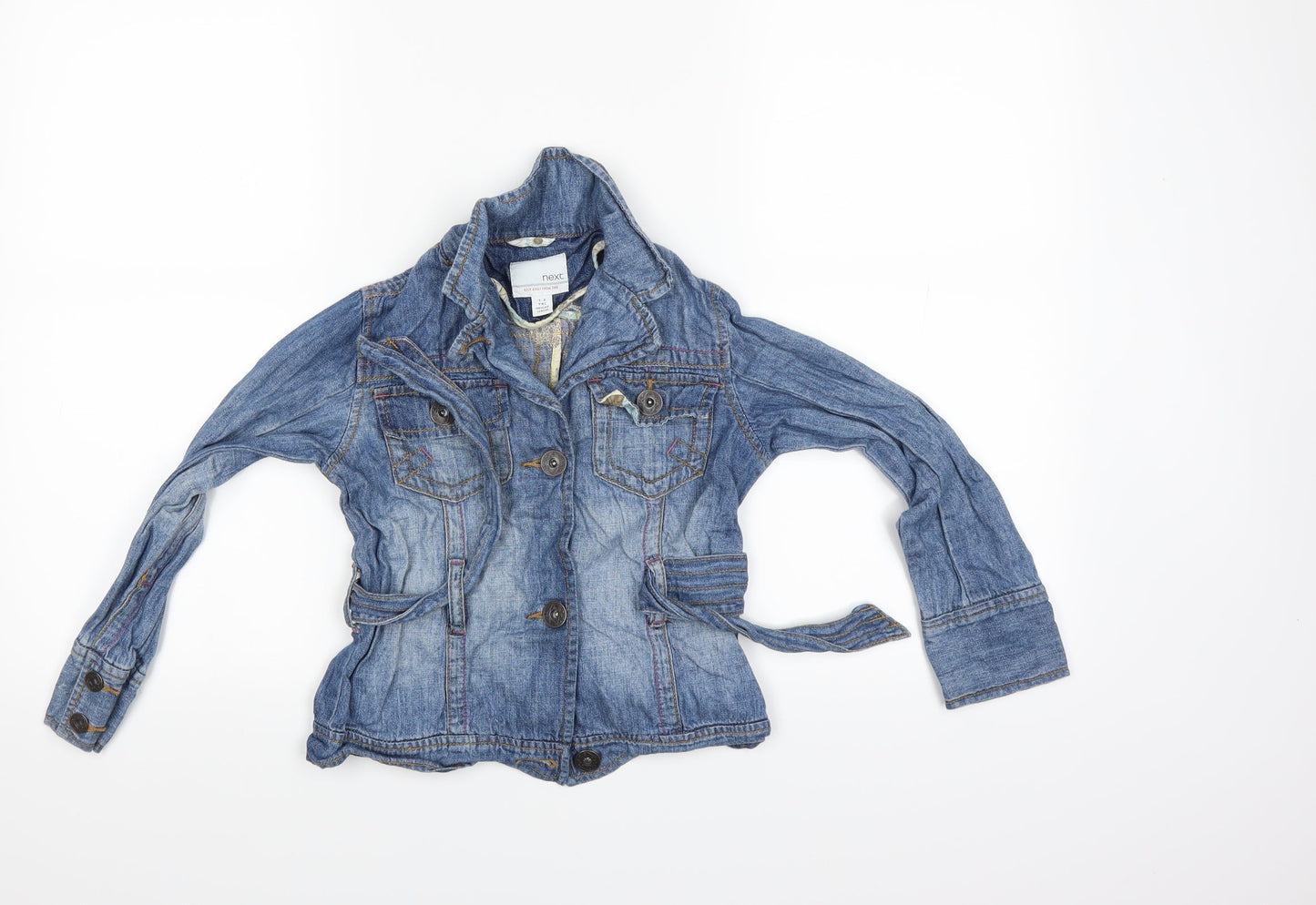 NEXT Girls Blue   Jacket Coat Size 7 Years