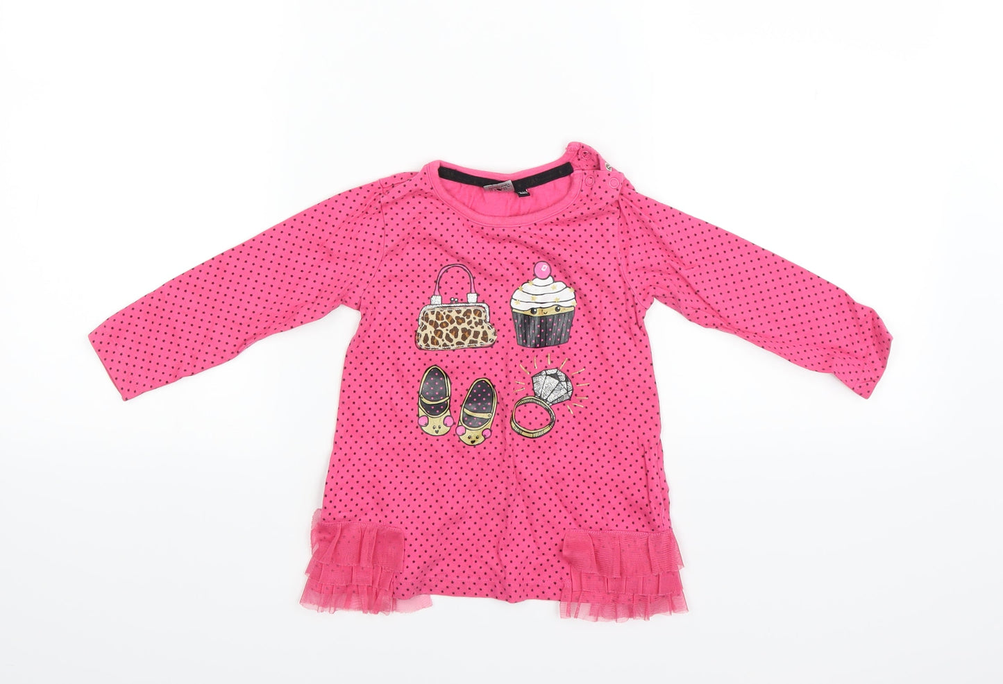 Julian MacDonald  Pink   Basic T-Shirt Size 12-18 Months