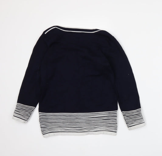 Roman Womens Blue   Pullover Jumper Size 10