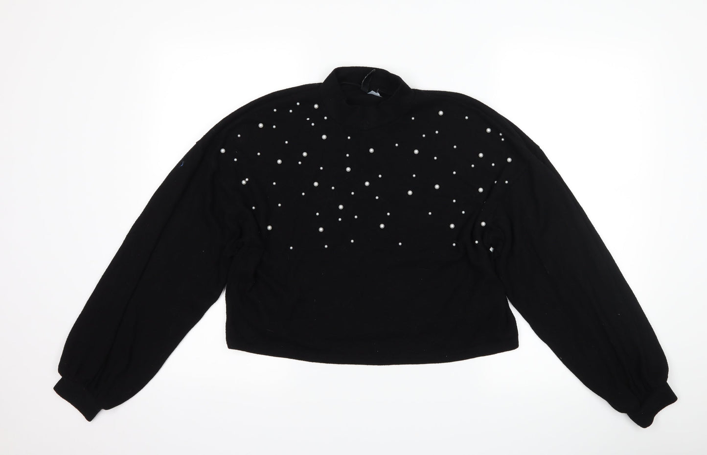 H&M Womens Black   Pullover Jumper Size M