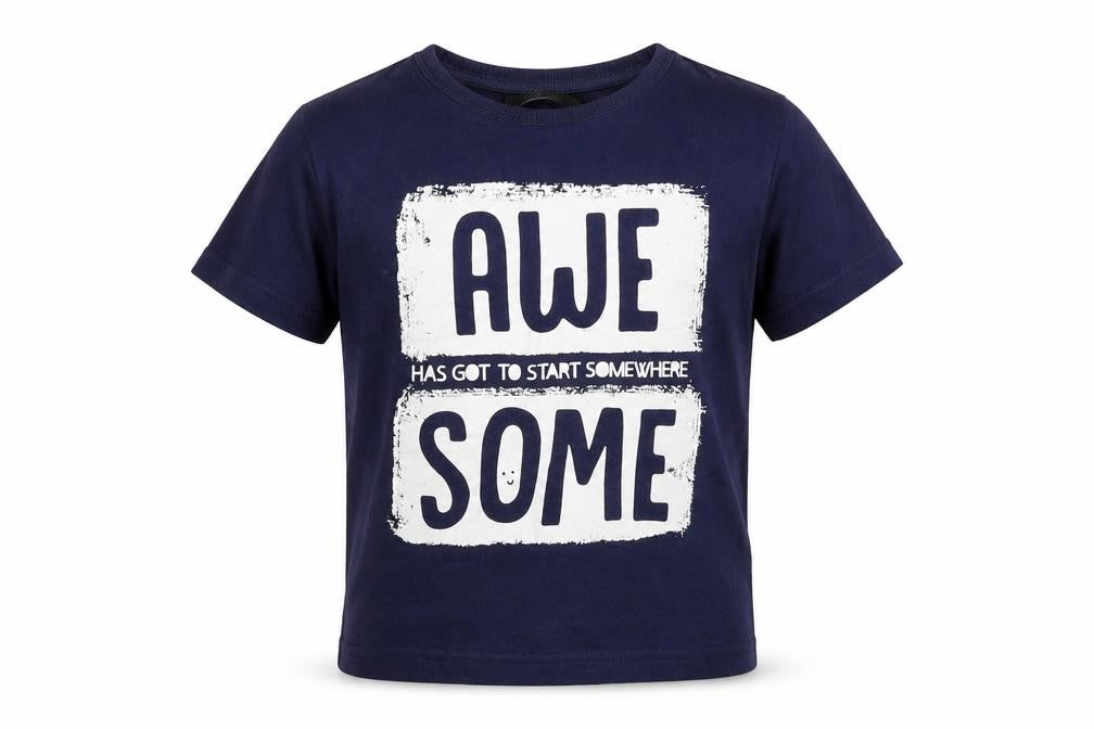 George Boys Blue   Basic T-Shirt Size 2-3 Years