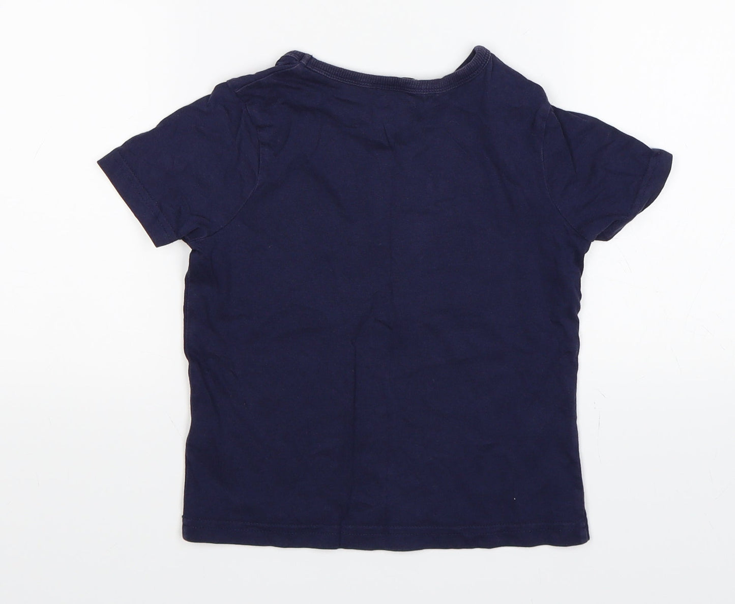 George Boys Blue   Basic T-Shirt Size 2-3 Years