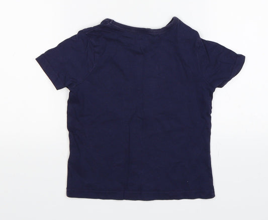 George Boys Blue   Basic T-Shirt Size 2-3 Years