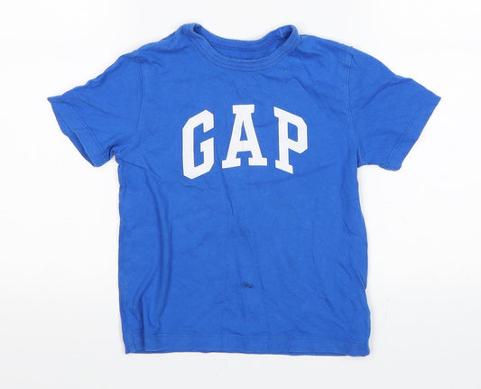 Gap Boys Blue   Basic T-Shirt Size 5 Years