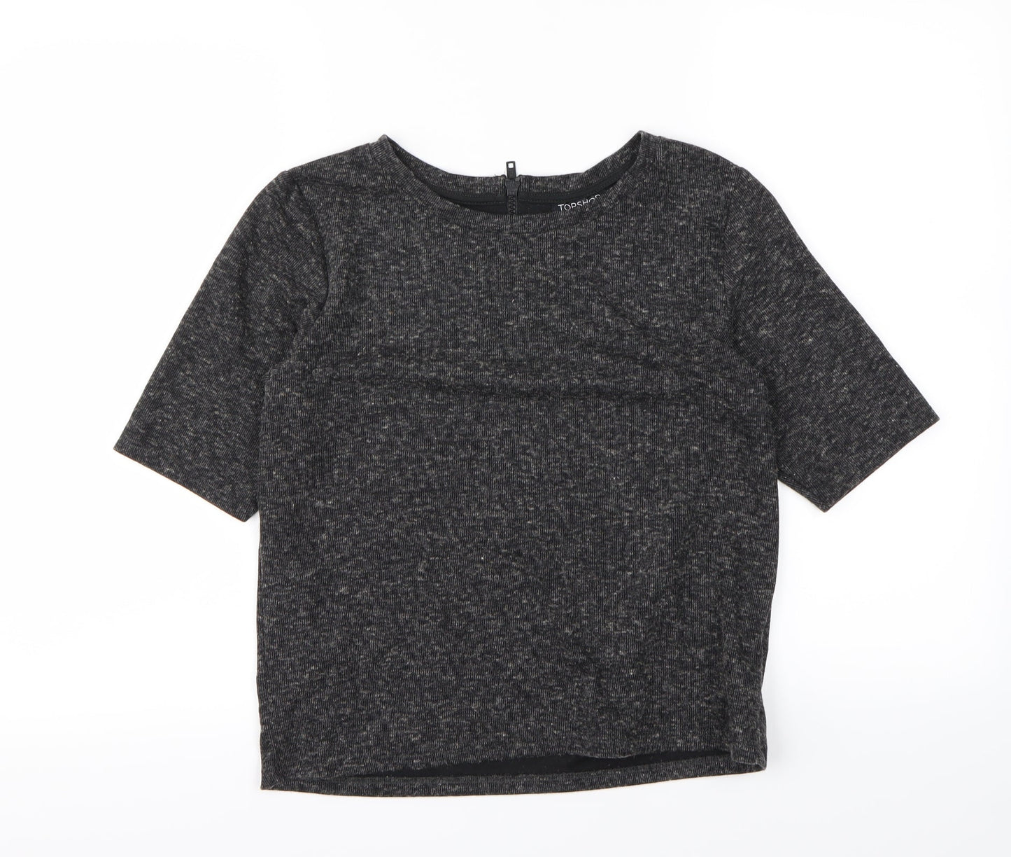 Topshop Womens Black   Basic T-Shirt Size 4