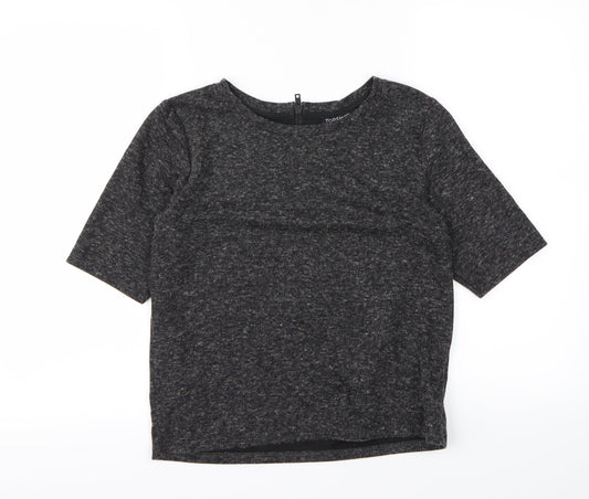 Topshop Womens Black   Basic T-Shirt Size 4