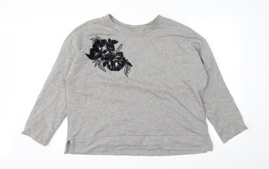 M&S  Womens Grey   Pullover Jumper Size 18