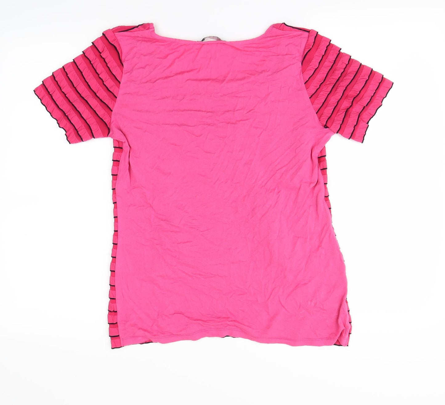 Moda Womens Pink   Basic T-Shirt Size 12