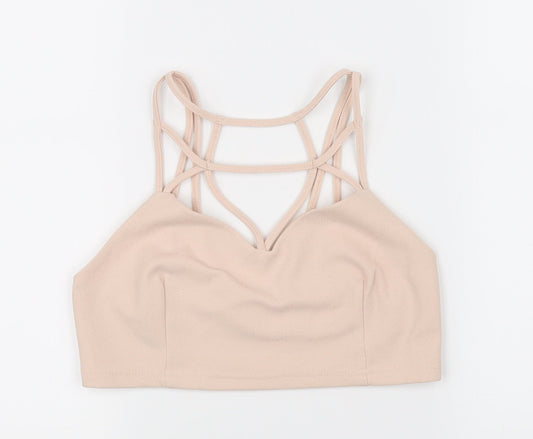 Vera & Lucy Womens Pink   Cropped Tank Size M