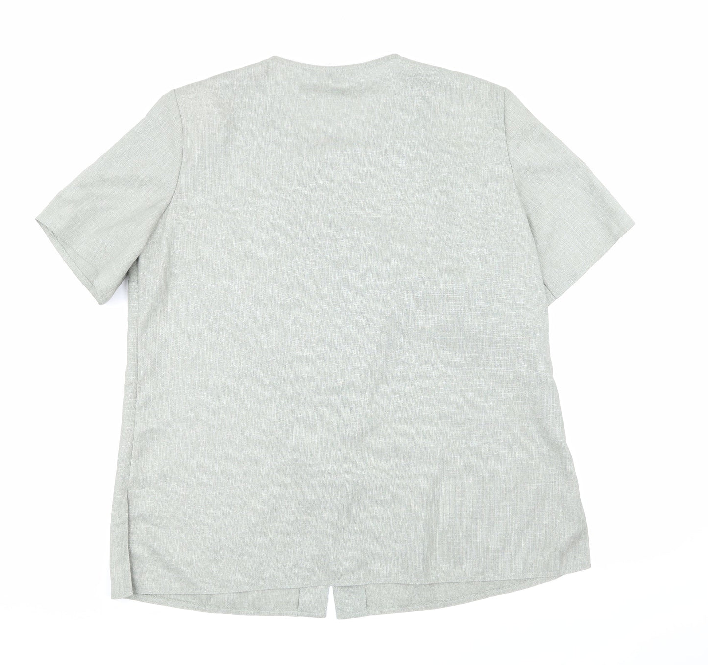 Berkertex Womens Green   Basic Button-Up Size 18