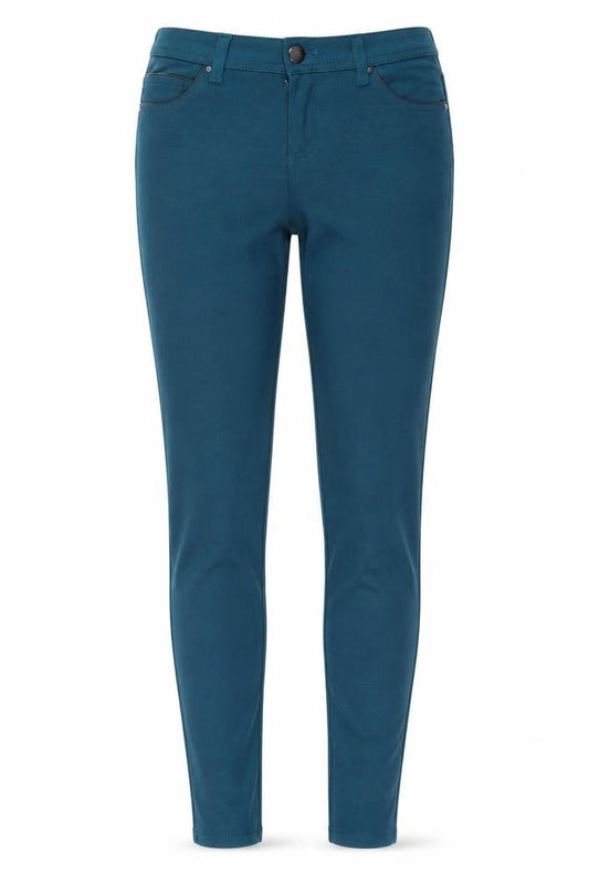 Denim & Co. Womens Blue   Trousers  Size 8 L31 in