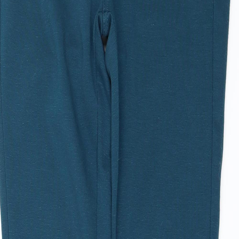 Denim & Co. Womens Blue   Trousers  Size 8 L31 in