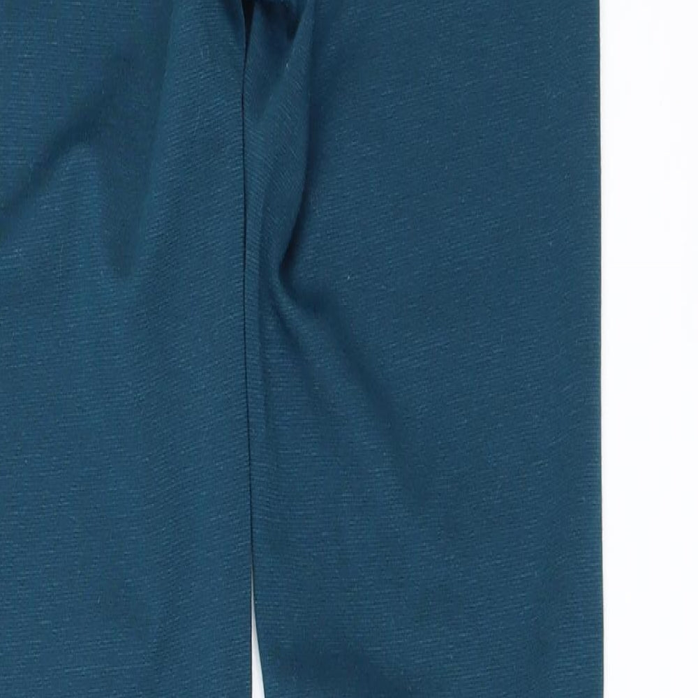 Denim & Co. Womens Blue   Trousers  Size 8 L31 in