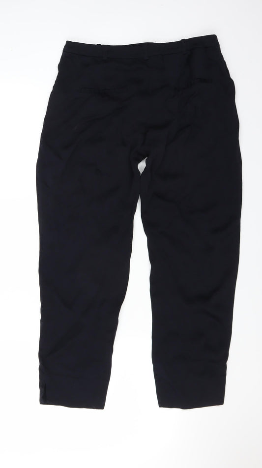 Mango Womens Blue   Trousers  Size 12 L25 in