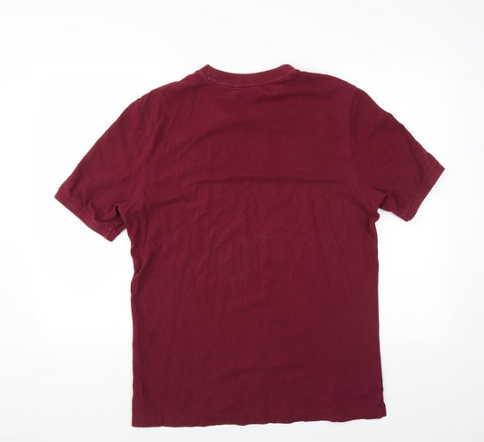 Reebok Mens Purple    T-Shirt Size S