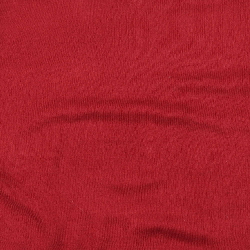 Classics Womens Red  Knit Pullover Jumper Size XL