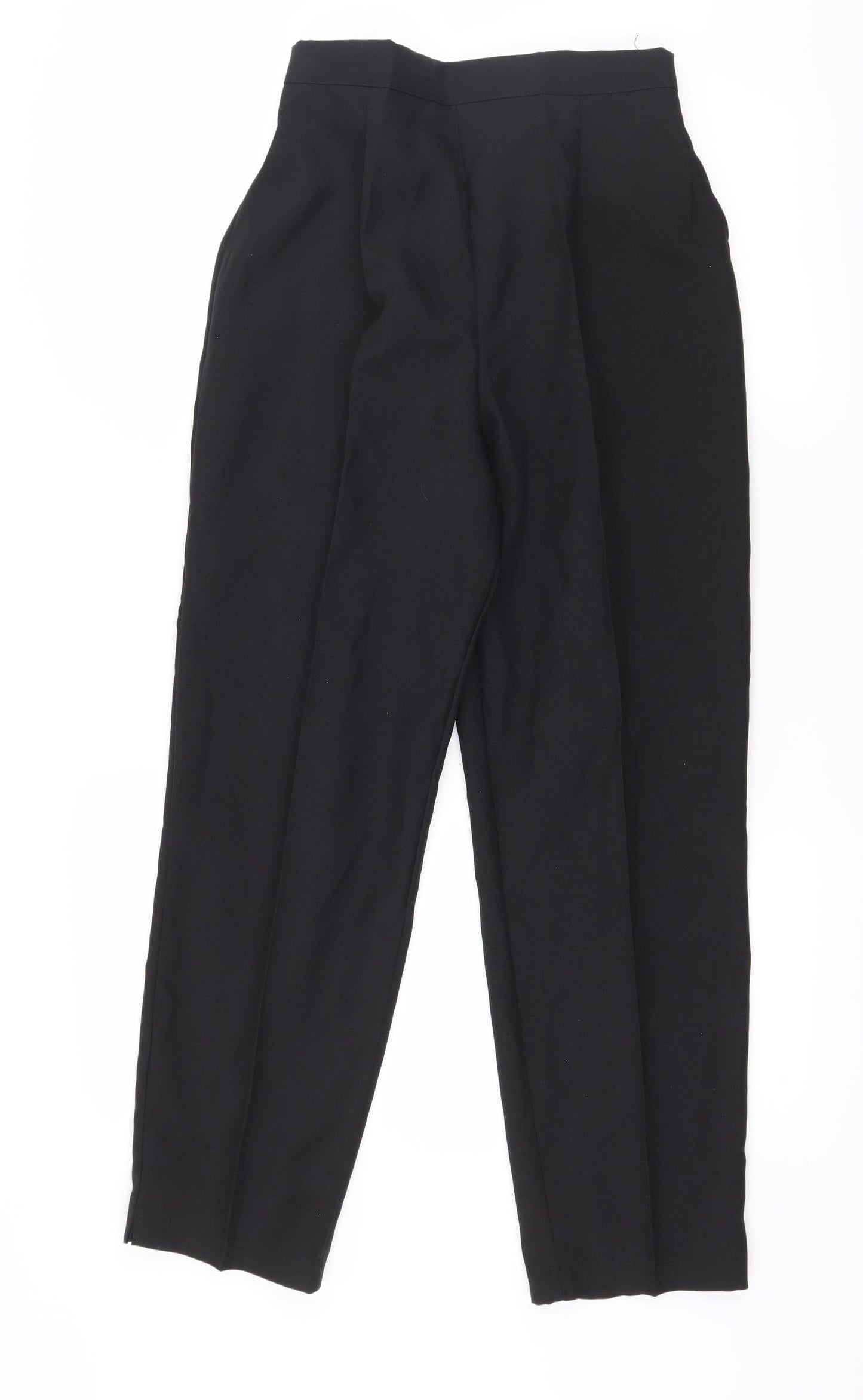 Preworn Womens Black   Trousers  Size 12 L26 in