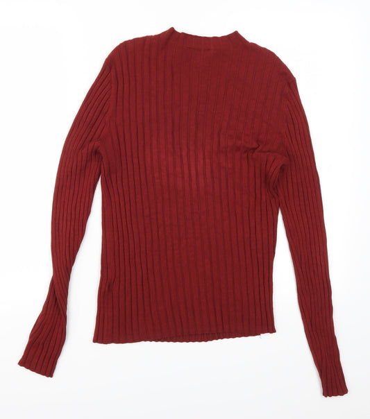 Miss Selfridge Womens Red   Pullover Jumper Size 16