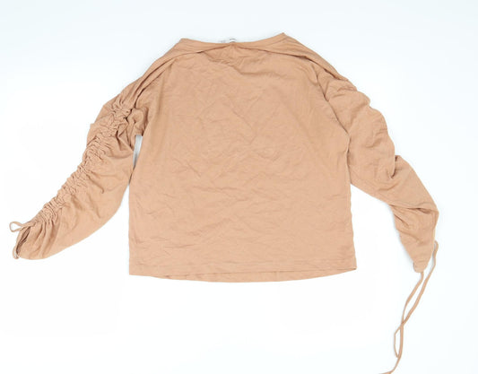 Mng Womens Beige   Basic T-Shirt Size S