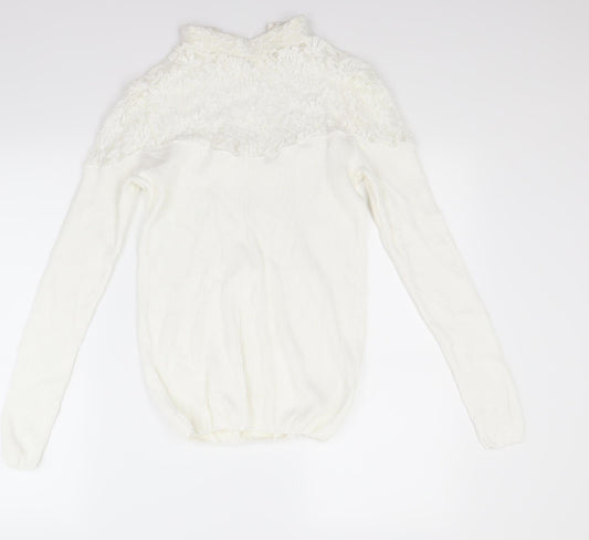 tesini Womens White   Pullover Jumper Size 12