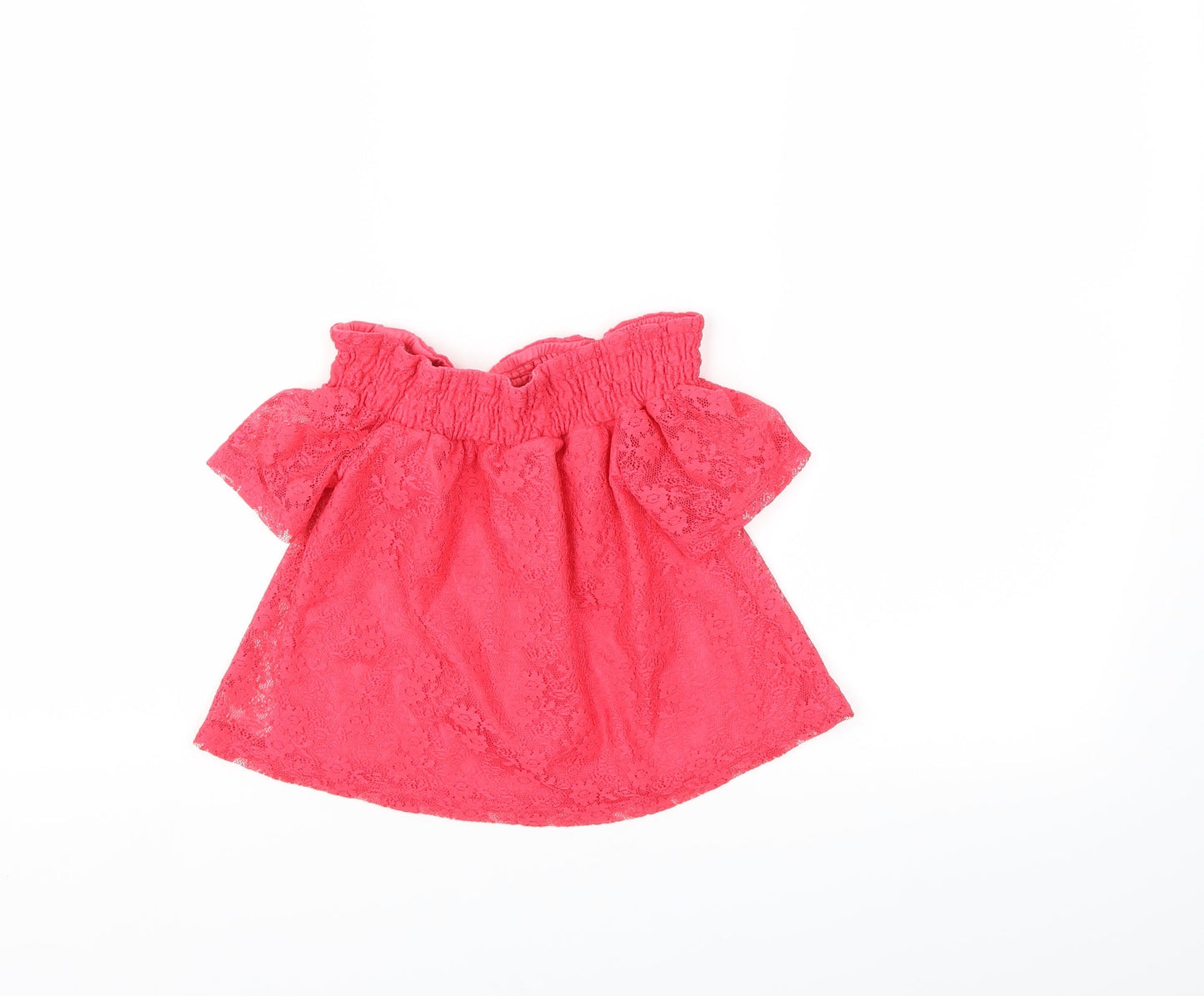 Primark Girls Red   Basic Blouse Size 8 Years