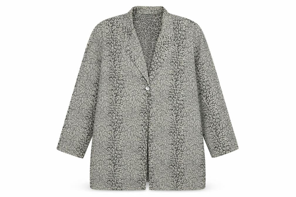 Preworn Womens Multicoloured Animal Print  Basic Button-Up Size 20