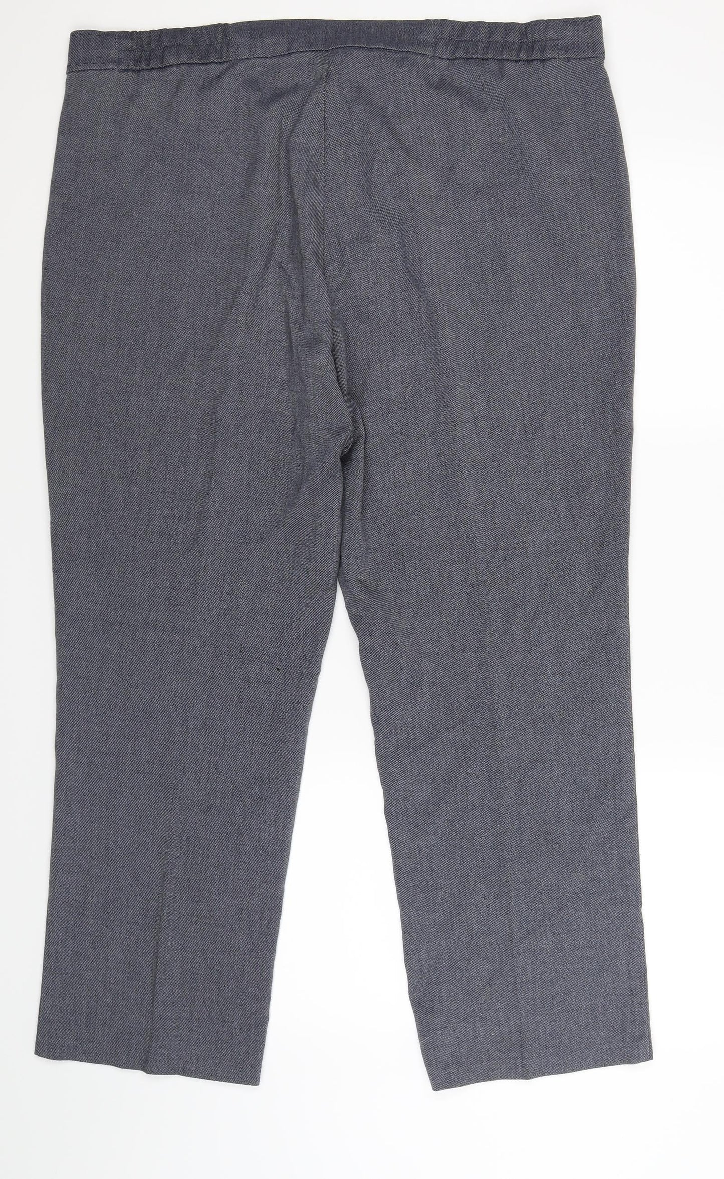 Marks and Spencer Womens Grey   Trousers  Size 18 L29 in