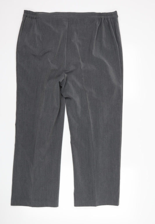 Sarah Hamilton  Womens Grey   Trousers  Size 18 L26 in