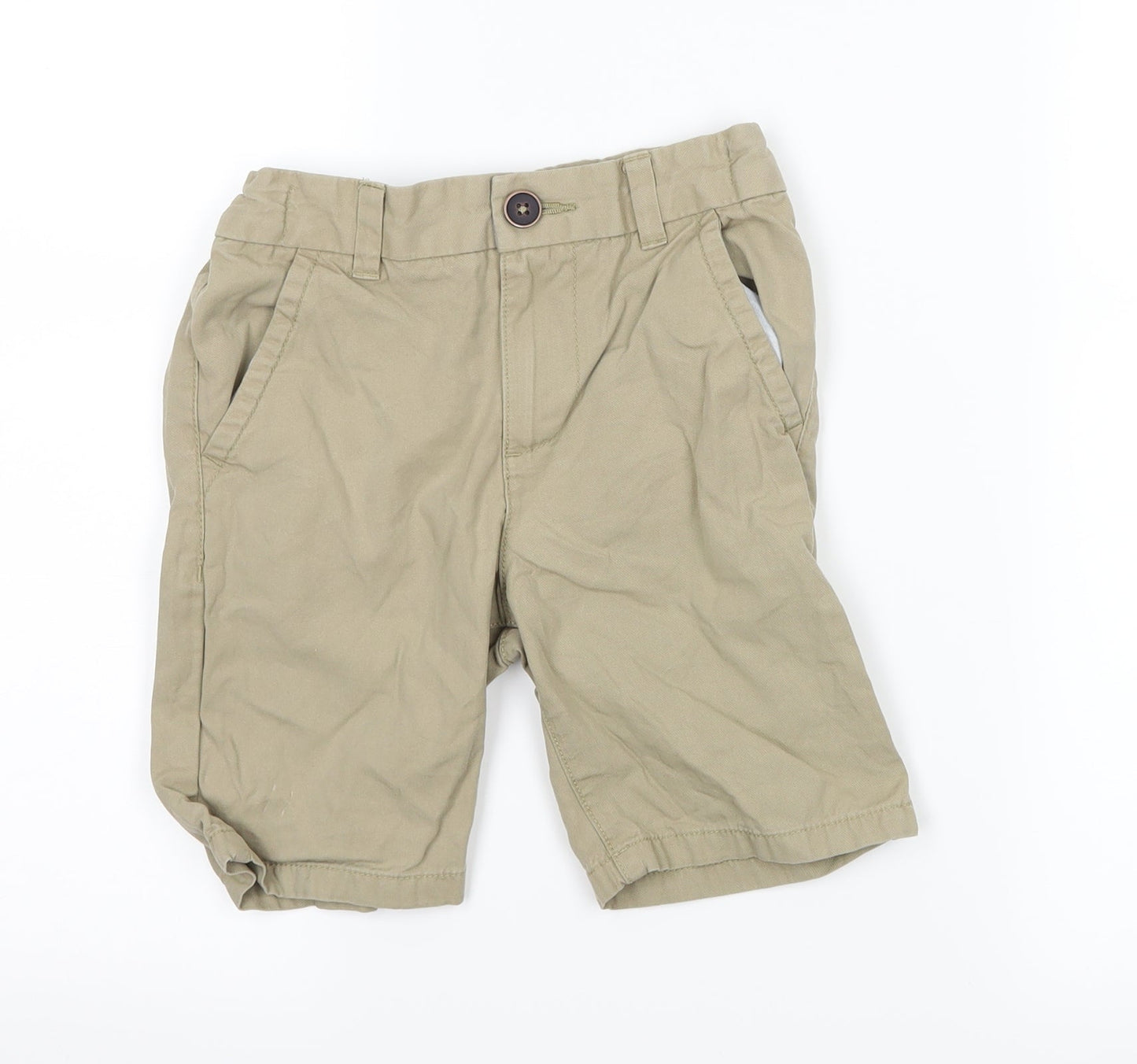 F&F Boys Beige   Chino Shorts Size 5 Years