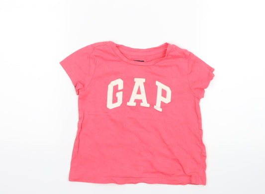 Gap Girls Pink   Basic T-Shirt Size 2 Years