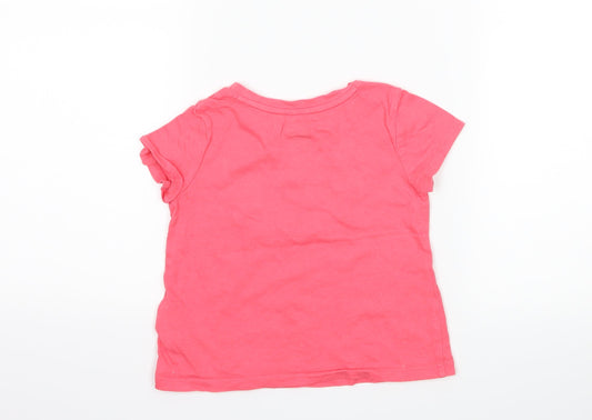 Gap Girls Pink   Basic T-Shirt Size 2 Years