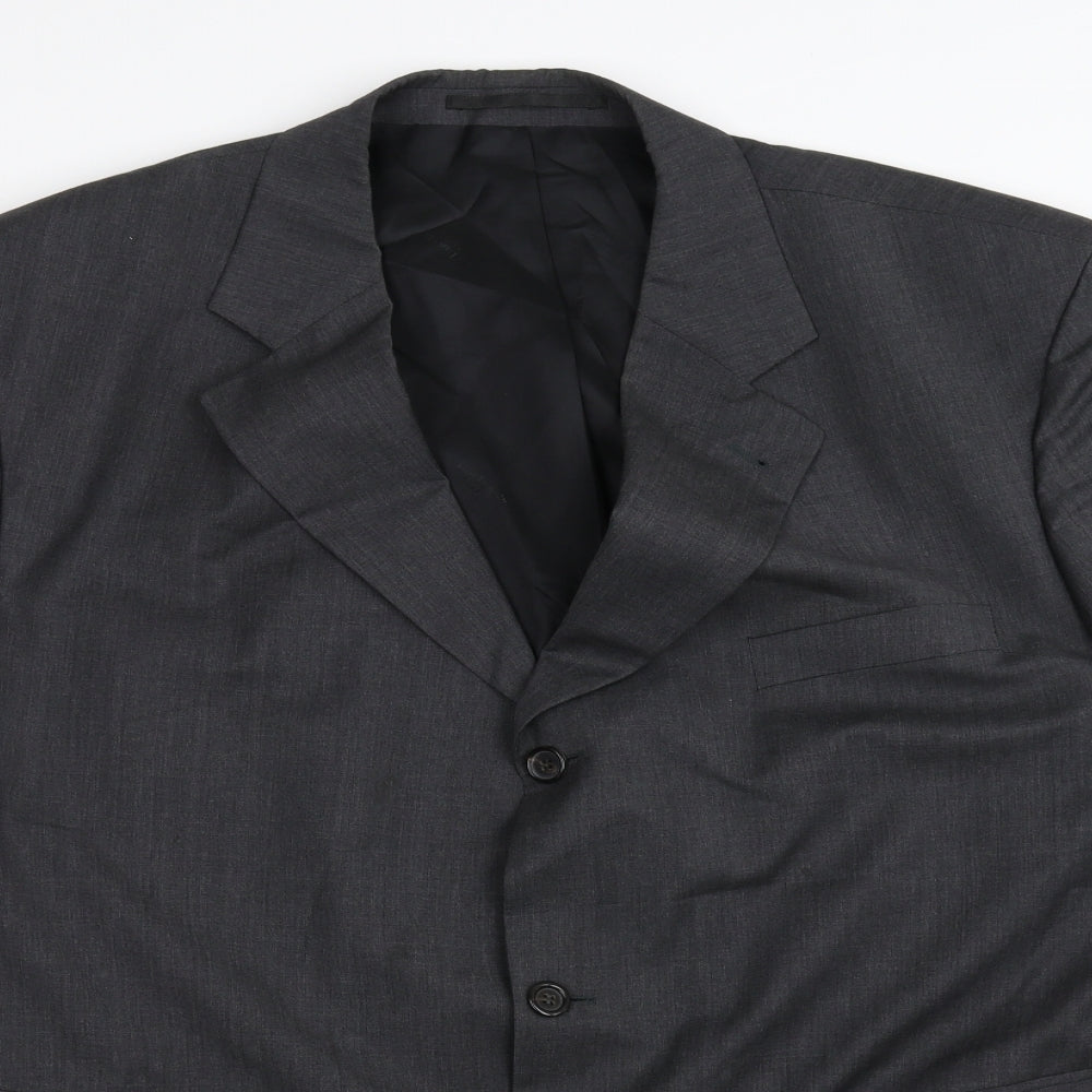 Guy Laroche Mens Grey   Jacket Blazer One Size  - Padded Shoulders