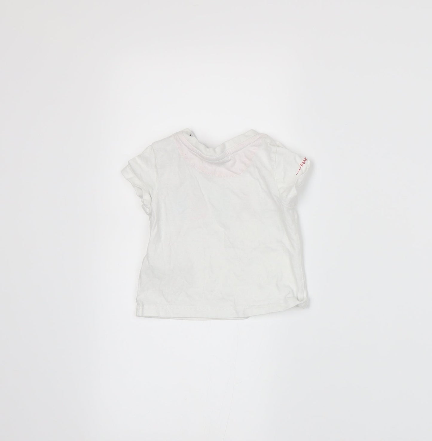 Baker Boys White   Basic T-Shirt Size 3-6 Months