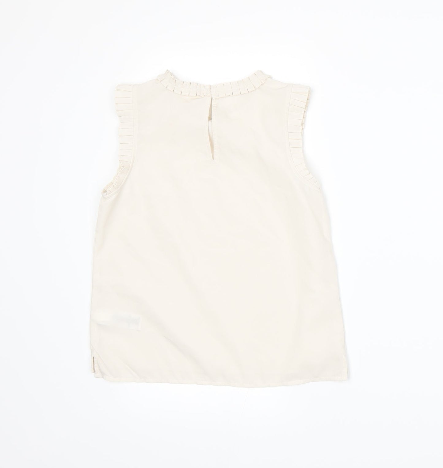 NEXT Girls Beige   Basic Blouse Size 9 Years