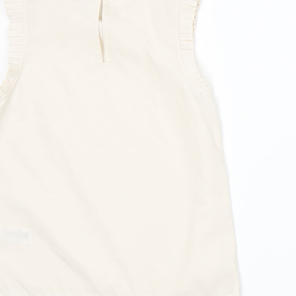 NEXT Girls Beige   Basic Blouse Size 9 Years