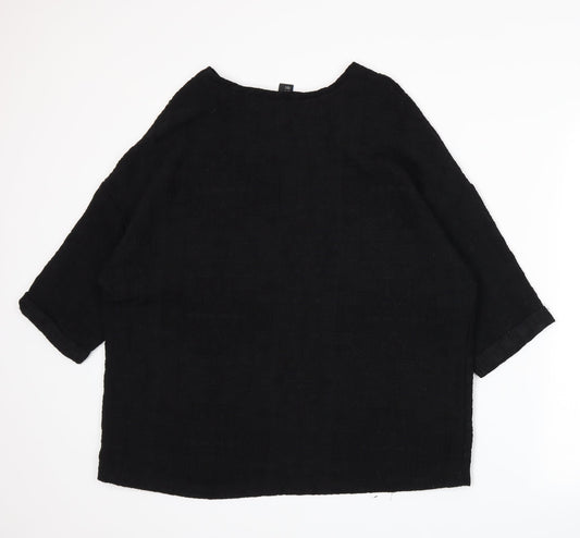 H&M Womens Black   Basic T-Shirt Size M