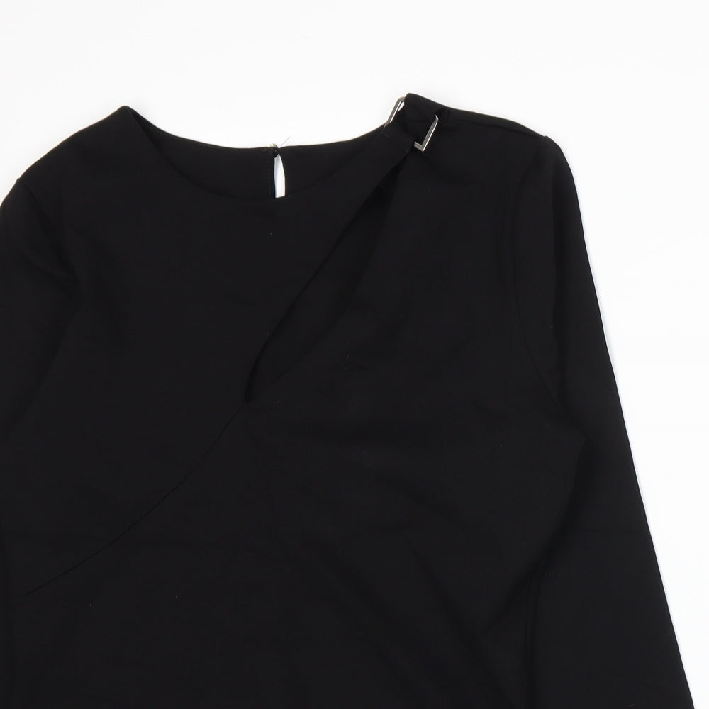Julien Macdonald Womens Black   Basic T-Shirt Size 12