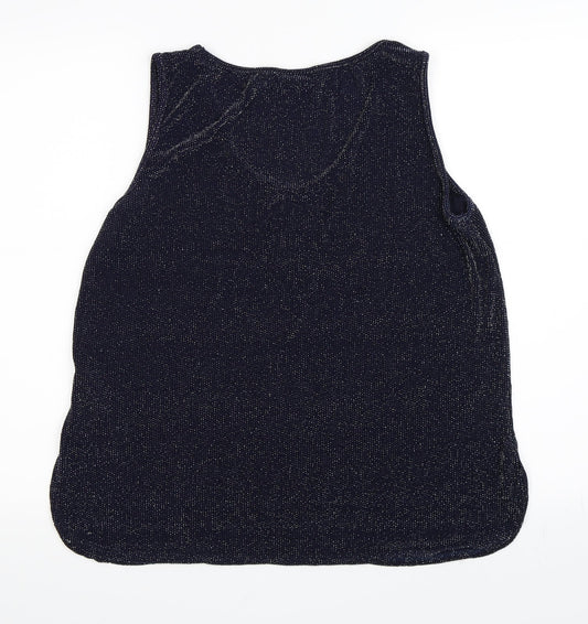 Wallis Womens Blue   Basic T-Shirt Size 14