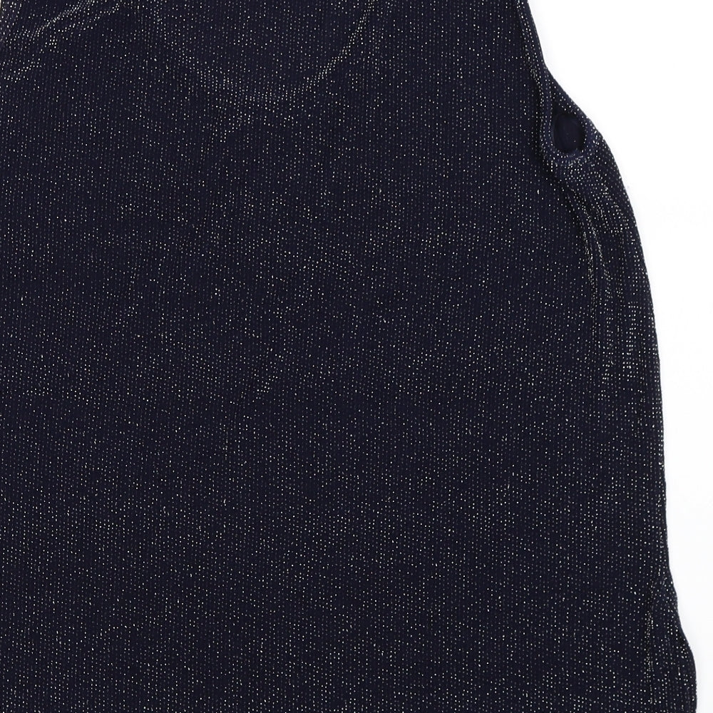 Wallis Womens Blue   Basic T-Shirt Size 14
