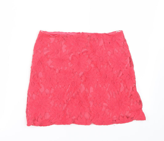 New Look  Womens Pink   Mini Skirt Size 10