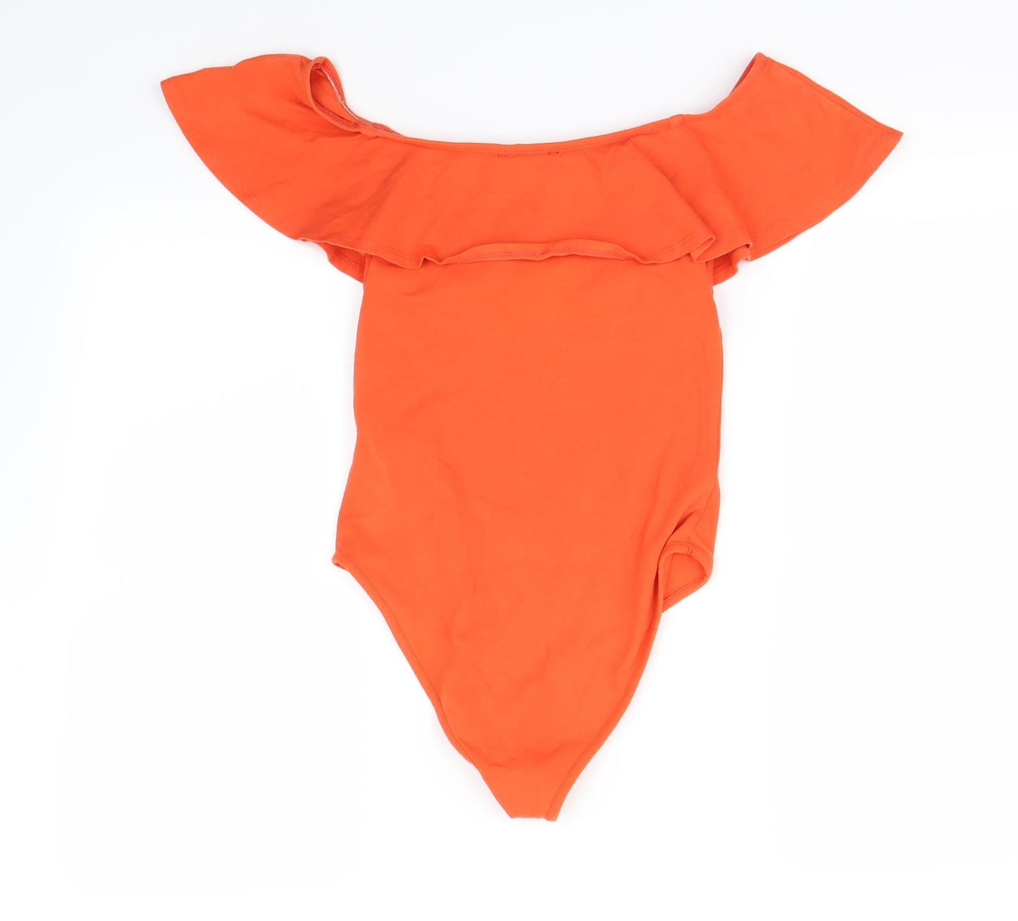 Topshop Womens Orange   Bodysuit One-Piece Size 8