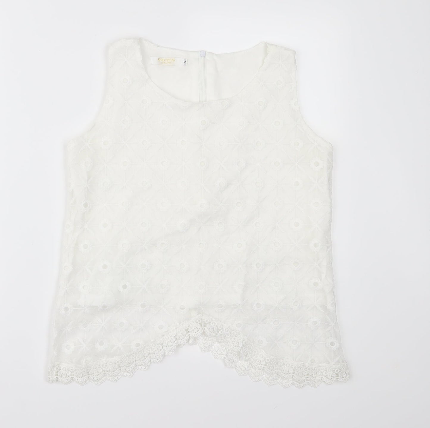 Mosnova Womens   Lace Basic Blouse Size S