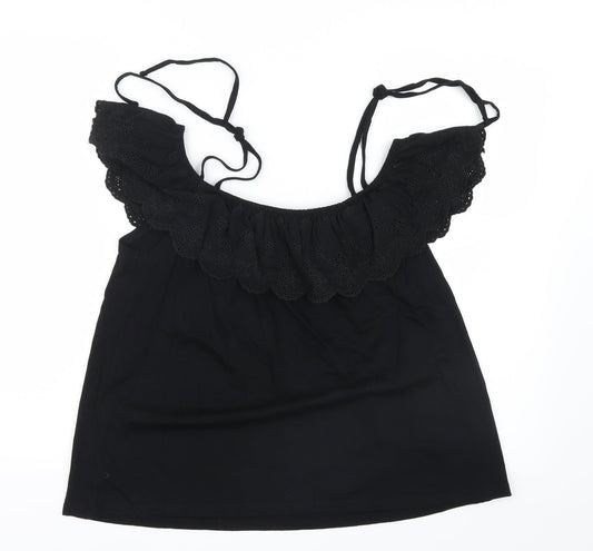 redherring Womens Black   Basic T-Shirt Size 12