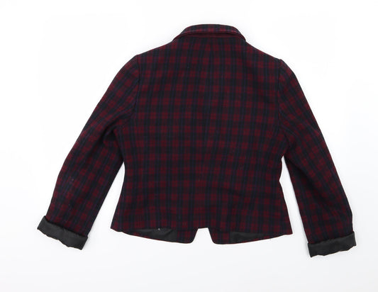 New Look Womens Red Striped  Jacket  Size 14