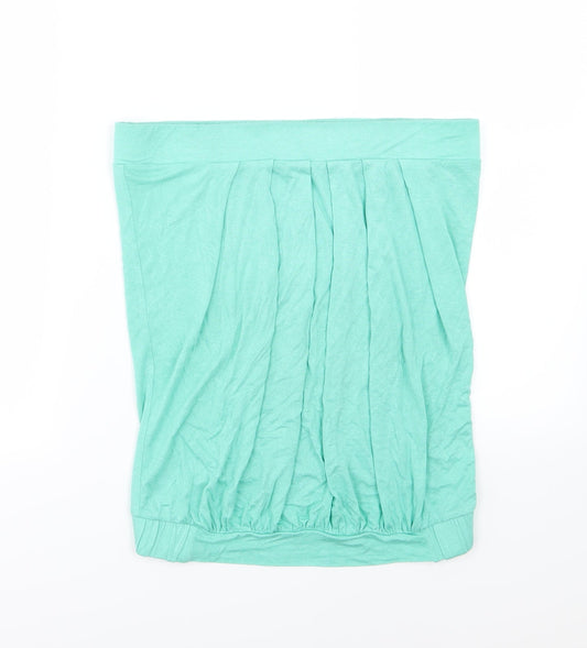 Pattyboutik Womens Green  Jersey Basic T-Shirt Size M