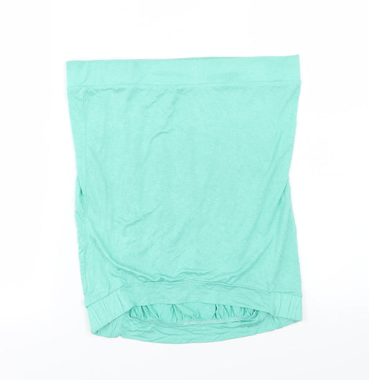 Pattyboutik Womens Green  Jersey Basic T-Shirt Size M