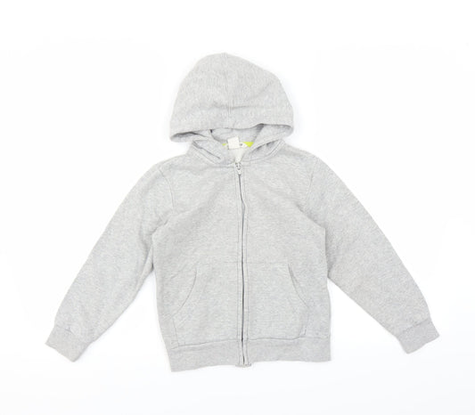 H&M Boys Grey   Full Zip Hoodie Size 6-7 Years