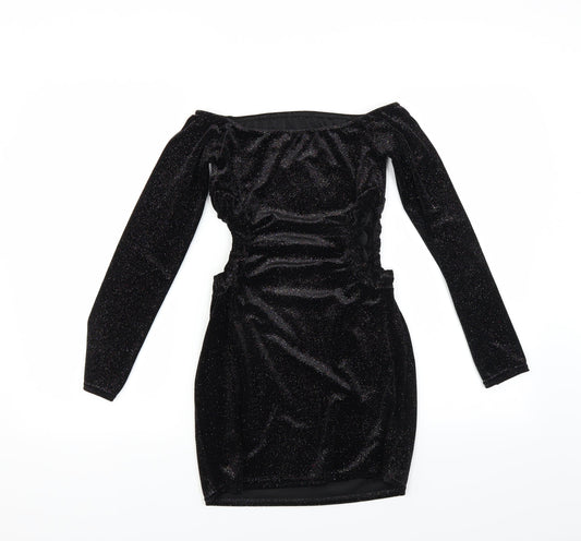kiah Womens Black   Bodycon  Size 10  - glittery