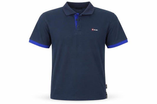 RAM Mens Blue    Polo Size M